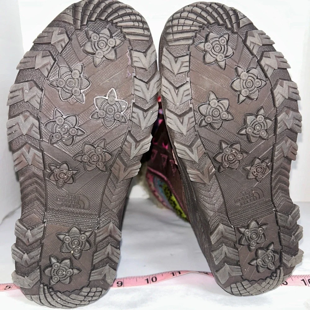 The North Face NWOT Girls Shellista Lace Suede Faux fur Nordic Knit Boots
